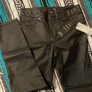 1822 denim, black ankle skinny